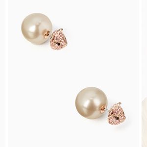 Imagination Pave Pig Reversible Earrings 🐷🐽💗♠️